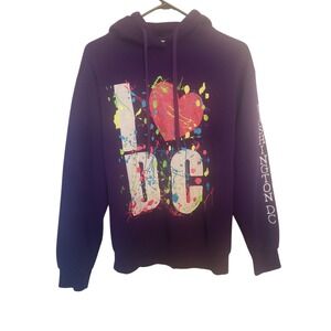 DC One, Embroidered I Love D.C Purple Pullover Size M‎ *3 for $25 Send Offer*